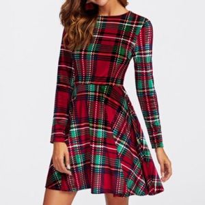 NWT Fit And Flare checkered dress